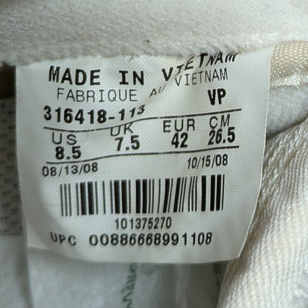 NIke Cortez 72 White Sneakers 2008 Womens Size 8.5 - Picture 11 of 12